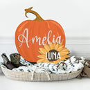 Personalized Wooden Name Sign, Round 3D Nursery Name Sign, Pumpkin Sunflower Nursery, Baby Name Sign, Wooden name signs for nursery, Little Pumpkin Decor, Baby Shower, Name signs for kids gift/14 by TinyTreasures Baby Boutique