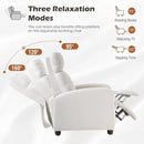 BestMassage | Recliner Chair | No Massage Function | Textile Beige | with Lumbar Support, Adjustable Push Back, Wide Armrests, Footrest & Padded Seat | Easy Assembly | for Living Room, Home Theatre by CozyNest Decor