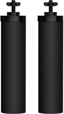 AQUACREST NSF/ANSI 42&372 Certified Water Filter, Replacement for Berkey® Gravity Water Filter System, Berkey® Black Purification Elements, Pack of 2 by CozyNest Decor