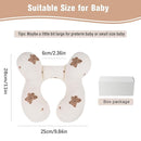 vocheer Baby Neck Pillow(Upgraded), Cotton, Baby Support Pillow, Car Seat Pillows for Newborn, Carseat Head and Body Support, Infant Travel Pillows for Prams, Pushchair, Stroller, Bouncer, Bears by TinyTreasures Baby Boutique