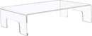 Jusalpha 6mm Thickness Clear Acrylic Display Riser with Tray Handles For Laptop, Notebook, Retail Display Food Display,12" x 8" x 3" by CozyNest Decor
