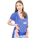 Acrabros Baby Wrap Carrier,Hands Free Baby Carrier Sling,Lightweight,Breathable,Softness,Perfect for Newborn Infants and Babies Shower Gift,Purple by TinyTreasures Baby Boutique