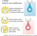 2 Pcs U-Shaped Kids Toothbrush, Premium Soft Manual Training Toothbrush for Kids 2-6 Years Old. (Blue) by TinyTreasures Baby Boutique