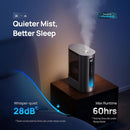 Dreo 6L Humidifiers for Bedroom, Smart Warm & Cool Mist for Large Room, 60Hr Quiet Runtime for Baby, Plant, Humidity Sensor, Indicator Light, 12H Timer, Google/Alexa, HM713S by TinyTreasures Baby Boutique