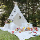 Teepee Tent for Kids-Portable Children Play Tent Indoor Outdoor (White) by TinyTreasures Baby Boutique