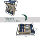 Garden Folding Gardener Stool with Gardening Tools Insulation Garden Bags Plus 5 Garden Tools and Gardening Kneeler Ideal Gift for Mother's Day/Father's Day (Navy Blue) by GreenHaven Gardens