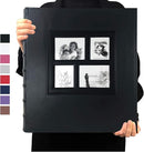 RECUTMS Photo Album 4x6 600 Photos Black Pages Large Capacity Leather Cover Wedding Family Photo Albums Holds 600 Horizontal and Vertical Photos (Black) by TinyTreasures Baby Boutique