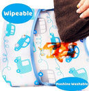 Baby bibs Waterproof Toddler bib - Feeding bib with Pocket for Infant Boy Girl Washable 6-36M by TinyTreasures Baby Boutique