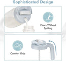 Papablic 32oz Formula Mixing Pitcher Lid, Breastmilk Pitcher Mixing Handle & Flip Locking Spout for Mixing Formula/Breastmilk/Protein Powder/Coffee, Blue by TinyTreasures Baby Boutique