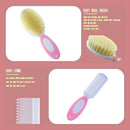 Baby Grooming Kit, Baby Essentials for Newborns, Portable Baby Care Kit, Contains Baby Nail Clippers, Baby Comb, Baby Brush, Baby Ear Wax Removal Tool and More (10 in 1) (Pink) by TinyTreasures Baby Boutique
