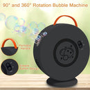 Bubble Machine Automatic Bubble Blower for Kids Toddlers Rechargeable Battery Portable Bubble Maker Electric Bubble Machine Auto Rotating 90°/360° Outdoor Toy for Birthday Party Wedding by TinyTreasures Baby Boutique