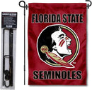 College Flags & Banners Co. Florida State Seminoles Garden Flag with Stand Holder by GreenHaven Gardens