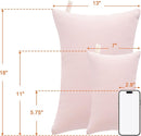 NTBAY Tiny Pillows, Down Alternative 7"x11" Microfiber Mini Pillows for Travel, Pets, Soft Machine Washable Small Pillows for Neck, Wrist, Lumbar and Knee, Pink by TinyTreasures Baby Boutique
