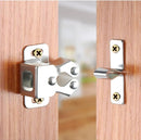 6 Pack Cabinet Latch - Double Roller Catch Hardware for Cupboard Closet Kitchen Cabinet Door Latches and RV Cabinet, Silver by TinyTreasures Baby Boutique