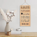 We Are A Team Motivational Quote Sign, In Office quote, Hanging wooden Sign, Gift for Leader Inspiring H1 by CozyNest Decor