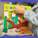 What A Noisy World - Sounds of Jungle - Auditory Interactive Books - Musical Toys for Toddlers 3-5 - Musical Book for Toddlers with 6 Different Sounds - Screen-Free Birthday Gifts by TinyTreasures Baby Boutique