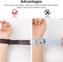 Kids Wristband Compatible with Apple AirTag, Protective Case for Air Tag GPS Tracker Holder with Nylon Bracelet, Adjustable Anti Lost Watch Band for Toddler Child Elder(Black) by TinyTreasures Baby Boutique