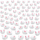 Marsui 100 Pcs Bunny Miniatures Figurines Rabbit Miniature Accessories Easter Garden Landscape Garden Rabbit for Easter Garden Accessories Dollhouses Decoration(Cute Rabbit) by GreenHaven Gardens
