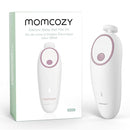 Momcozy Baby Nail File Electric, Rechargeable Baby Nail Clipper, Gentle Baby Nail Trimmer Electric with Night Light, 7 Grinding Head Replacement Pads, Pink by TinyTreasures Baby Boutique