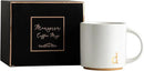 COLLECTIVE HOME - Monogram Ceramic Mugs, 15 oz Golden Initial Coffee Cups, Elegant Alphabet Tea Mugs, Elegant Personalized Mug with Gift Box, Luxurious Cups for Office and Home (d) by CozyNest Decor