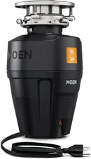 Moen Black EX Series Host Series 3/4 Horsepower Improved Installation Garbage Disposal, EX75C by CozyNest Decor