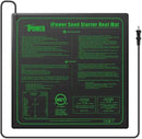 iPower GLHTMTM-A 20" x 20" Waterproof Durable Seedling Heat Mat Warm Hydroponic Plant for Indoor Gardening Germination Starting, black by GreenHaven Gardens