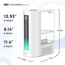 Dreo 6L Humidifiers for Bedroom, Smart Warm & Cool Mist for Large Room, 60Hr Quiet Runtime for Baby, Plant, Humidity Sensor, Indicator Light, 12H Timer, Google/Alexa, White by TinyTreasures Baby Boutique