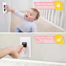 Outlet Covers Babepai 38-Pack Black Child Proof Electrical Protector Safety Improved Baby Safety Plug Covers by TinyTreasures Baby Boutique