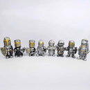 nezababy 8 PCS Knight Garden Gnomes Decorations Funny Medieval War Sculpture Army Guard Statue Outdoor Yard Lawn Decor Resin (8 Pcs Set) by GreenHaven Gardens