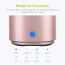 EWA A106 Portable Mini Bluetooth Speaker, Enhanced Bass and High Definition Sound, Portable Design, for iPhone, iPad,Nexus,Laptops and More (Rosegold) by TinyTreasures Baby Boutique