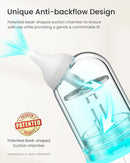 GROWNSY Nasal Aspirator for Baby, Upgraded 5 Suction Levels Baby Nose Sucker, IPX7 Waterproof Electric Nose Suction for Baby, Booger Sucker for Toddlers with Automatic Cleaning &Music &Light Functions by TinyTreasures Baby Boutique