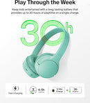 Belkin SoundForm Mini - Wireless Bluetooth Headphones for Kids with 30H Battery Life, 85dB Safe Volume Limit, Built-in Microphone - Kids On-Ear Earphones for iPhone, iPad, Fire Tablet & More - Mint by TinyTreasures Baby Boutique
