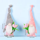 Fall Decoration for Home,15 inch Fall Gnomes Plush Decor for Tiered Tray, Thanksgiving Gnome Plush Doll Swedish Gnomes Gifts Autumn Table Decoration Home Tabletop Elf Doll,Grey by CozyNest Decor