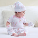 Baby Hats Mittens and Socks Set Cotton Newborn Hat Beanie Soft Infant Girls Boys Caps Gloves 0-6 month by TinyTreasures Baby Boutique