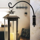 AJART Bird Feeder Hanger of Swivel Hanging Plant Bracket for Outdoor(Black) More Suitable for Outside birdhouses Plant Hooks (16"-2PCs) by GreenHaven Gardens