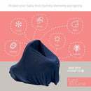 Byrd & Blume Maternity Nursing Cover Breathable Lightweight Breastfeeding Cover Wrap Shawl Scarf Poncho Full 360 (Aubergine, One size) by TinyTreasures Baby Boutique