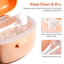 NCVI Baby Formula Dispenser On The Go, Formula Container To Go, Formula Holder for Travel, Outdoor Picnic with Baby Infant, Portable Container for Milk Powder, Snacks, Candy, Fruits (Brown Deer) by TinyTreasures Baby Boutique