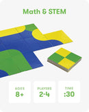 SimplyFun Trifusion – Visual Mapping Strategy Board Game for Kids, 2-4 Players, Ages 8 and Up – Spatial Reasoning, Pattern Recognition & Planning – 30 Min Playtime – STEM Board Game by TinyTreasures Baby Boutique