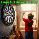Funwares 36" Giant Dart Board for Adults and Kids, 25% Larger Than The Competition for Ultimate Indoor Fun and Outdoor Fun, Party Game for Families, Games for Kids 8-12, and Dart Game for Adults by TinyTreasures Baby Boutique