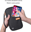 defway Passport Holder Travel Wallet - Family Passport Holder of 4, RFID Blocking Passport Wallet for Men Women, Travel Essentials for Flying, BLACK by TinyTreasures Baby Boutique