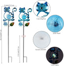 Solar Garden Lights Outdoor Decor,26.4''H Cat Figurine Light,Waterproof Decorative Garden Stakes for Lawn Patio Pathway, Solar Lights for Outside for Mom,Women,Cat Lovers by GreenHaven Gardens