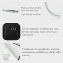 Child Safety Cabinet Locks,Drawer Locks with Combination Closet Lock,Fridge Lock,Child Proof Refrigerator Lock,Child Lock(Black 4Pcs) by TinyTreasures Baby Boutique
