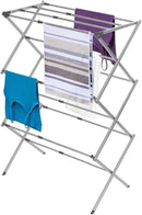 BLACK+DECKER Laundry Organization Expandable/Collapsible Clothes Drying Rack. Essential for Camping/Trailers or Anywhere You Air Dry Laundry. Oversized for Multiple Garments, (Grey) by CozyNest Decor
