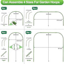 Garden Netting Kit, 10X30 Ft Garden Ultra Fine Mesh Net Bird Barrier Protection with Garden Hoops for Protect Garden Vegetables Flowers Shrubs Fruit Trees Indoors & Outdoors Plant Beds Greenhouse by GreenHaven Gardens