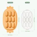 Haakaa Baby Popsicle Mold - Baby Food Maker & Breastmilk Teething Freezer Tray - BPA Free Silicone-Orange by TinyTreasures Baby Boutique