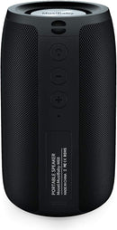 Bluetooth Speaker,MusiBaby M68 Small Portable Speaker:Speaker with BT5.3,Waterproof,Wireless,Bass,HD Sound,24H Playtime for Outdoor，Beach,Party,Stocking Stuffers,White Elephant Gifts(Blk) by TinyTreasures Baby Boutique