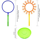 Giant Bubble Wand Set for Kids and Adults with Concentrated Refill, Fun Outdoor and Indoor Activity for Girls, Boys, Toddlers and Children to Enjoy by TinyTreasures Baby Boutique