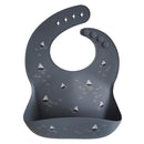 mushie Silicone Baby Bib | Adjustable Fit Waterproof Bibs (Boats) by TinyTreasures Baby Boutique