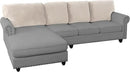 PrinceDeco Sectional Couch Covers Velvet Cushion Covers for Sectional Couch Washable Cushion Covers for Sectional Sofa Pet Friendly Sectional Sofa Slipcovers(1 Chaise Back+ 3 Sofa Back,Ivory) by CozyNest Decor