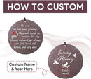 Personalized Wind Chime Memorial, Cardinal Memorial Gift, Sympathy Chimes, Wind Chimes for Loss of Loved One, in Memory of a Late Friend, Bereavement/Sympathy for Remembrance by CozyNest Decor